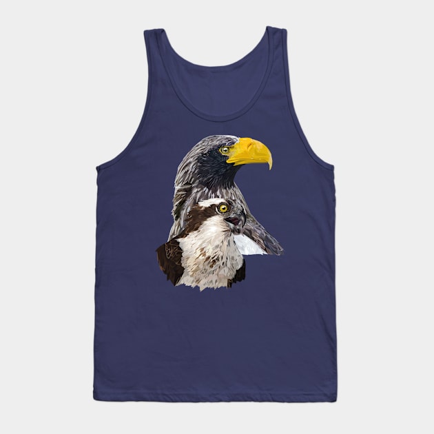 Pigargo and Osprey Tank Top by obscurite